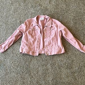 Time and Tru pink jean jacket